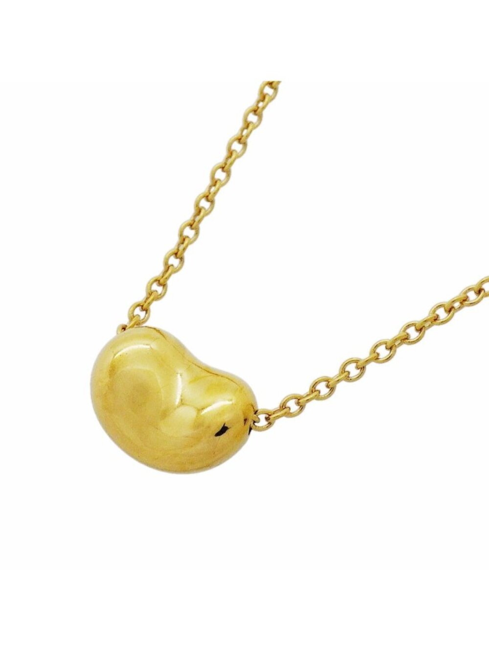 Tiffany & Co Necklace Bean 18k Yellow Gold